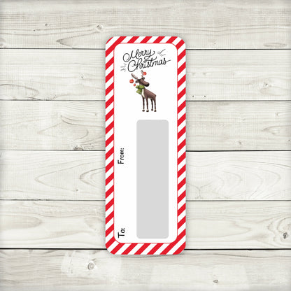 Mini Christmas Cash Money Card Holders | Lip Balm Party Holders | Santa Moose Hedgehog Edition