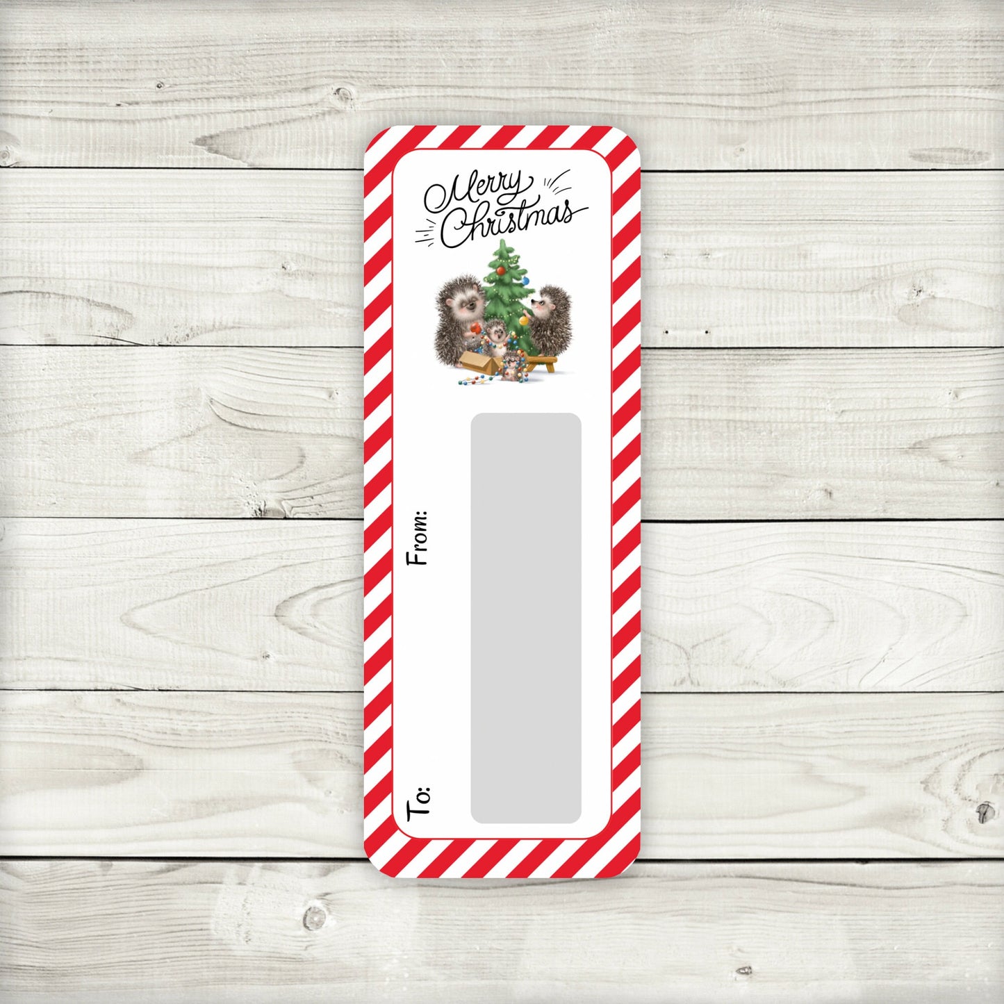 mini christmas cash money card holders | lip balm party holders | santa moose hedgehog edition