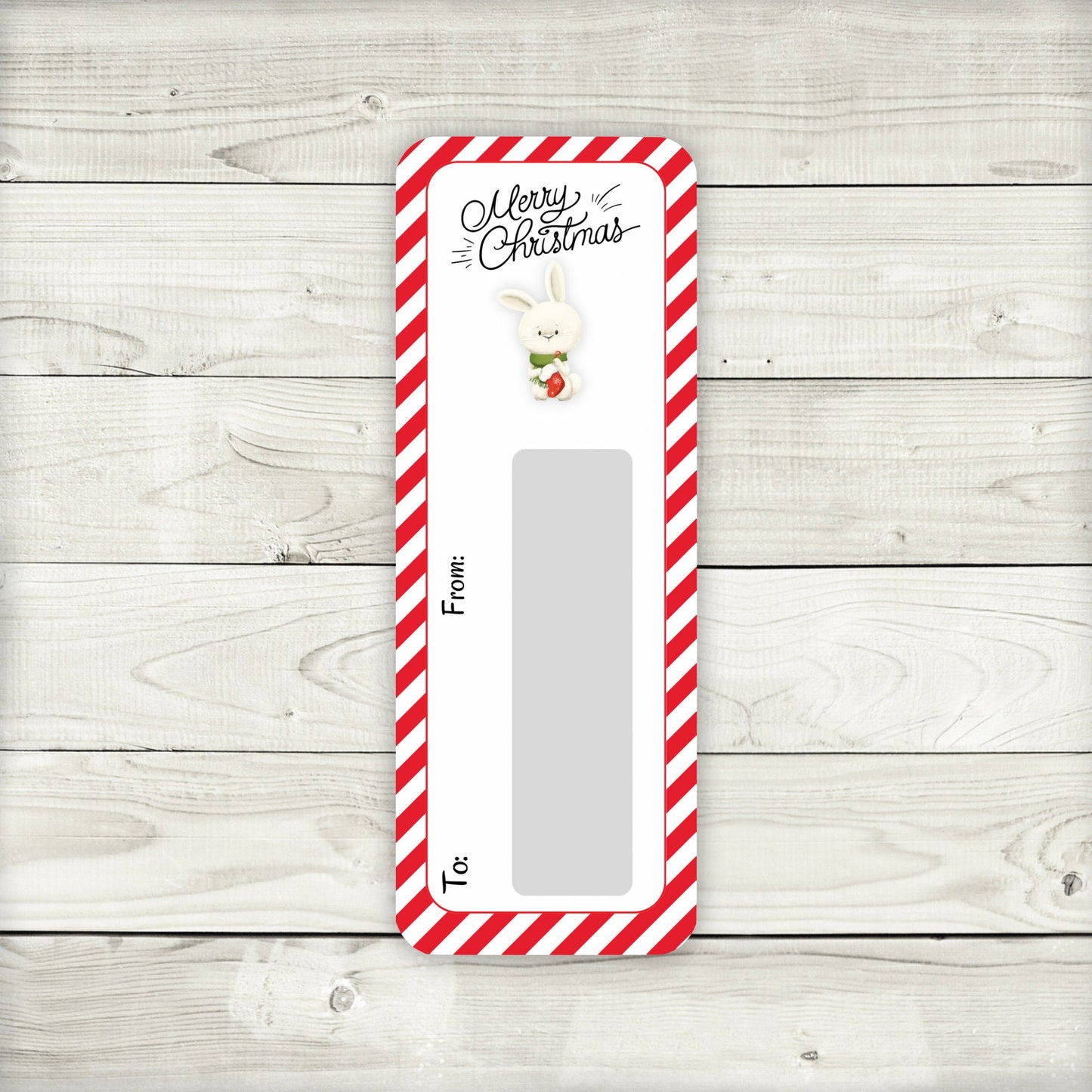 mini christmas cash money card holders | lip balm party holders | polar bear rabbit moose edition