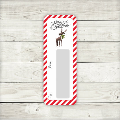 Mini Christmas Cash Money Card Holders | Lip Balm Party Holders | Polar Bear Rabbit Moose Edition