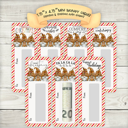 Mini Money Cards| Gingerbread Gnomes Money Holder | Christmas Cash | Christmas Gonk