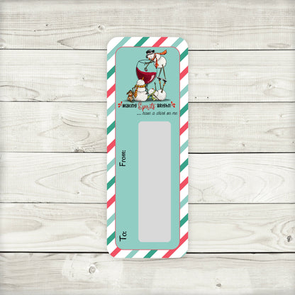 Mini Money Cards| Cute Snowman Christmas Cash Holder