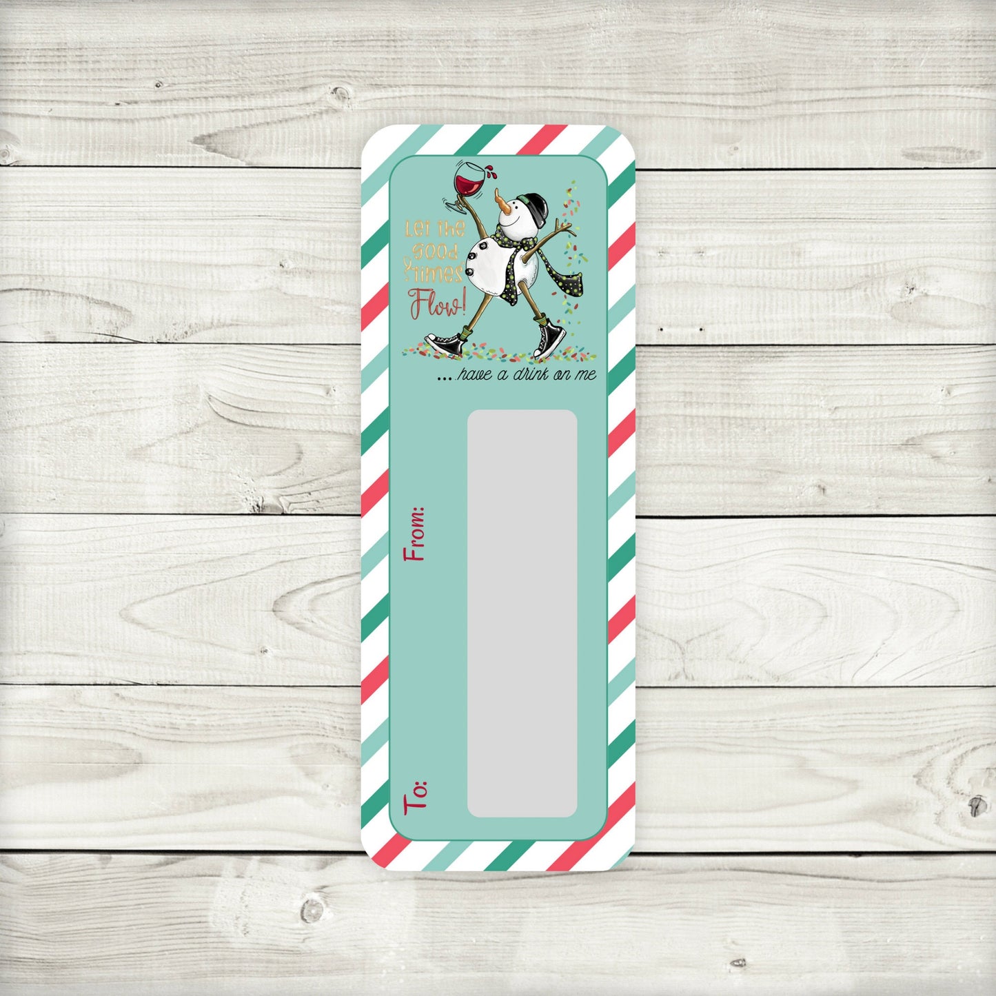 mini money cards| cute snowman christmas cash holder