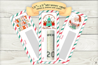 Mini Money Cards | Retro Christmas Cash Holder Edition 3