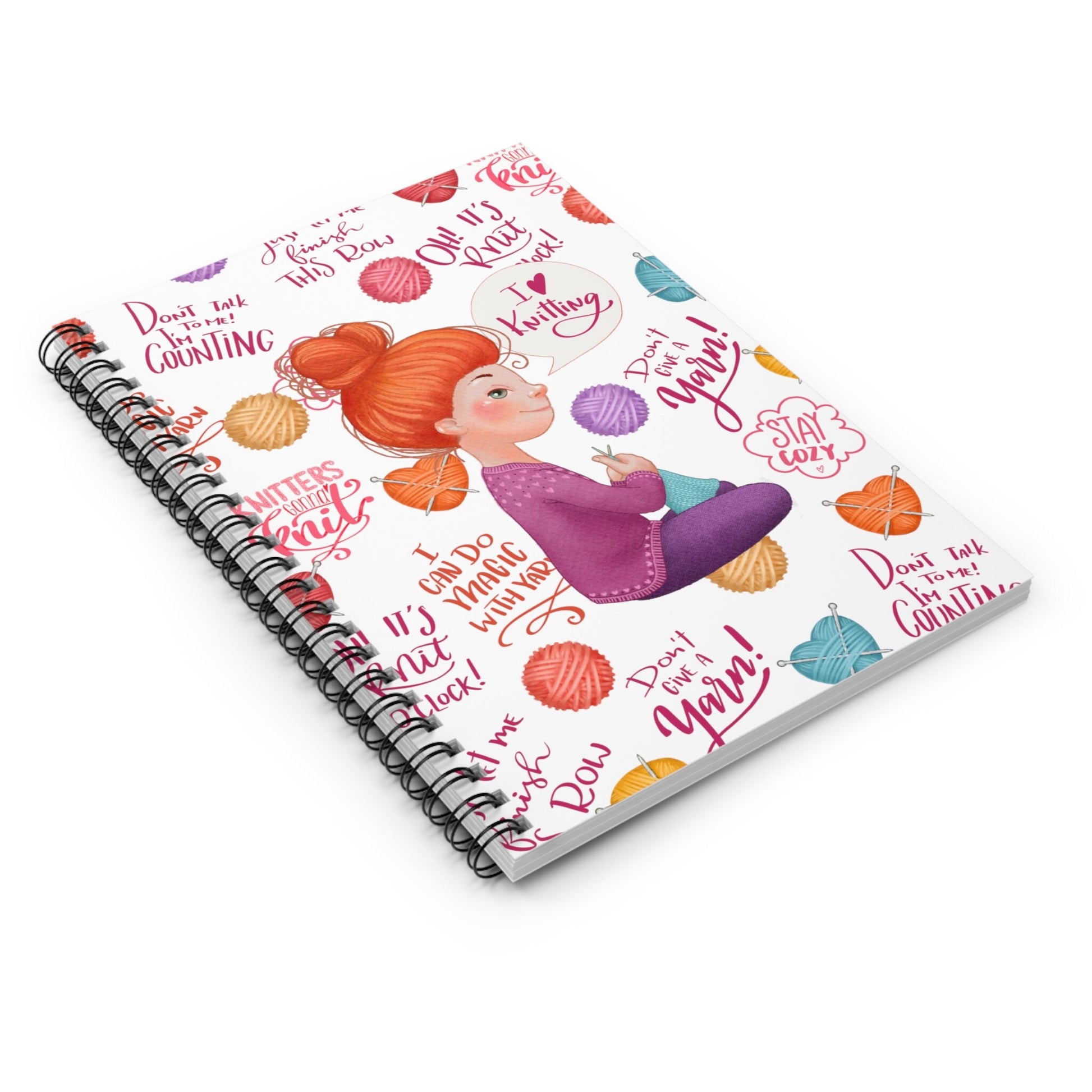 Knit Lover Notebook Journal - Ginger