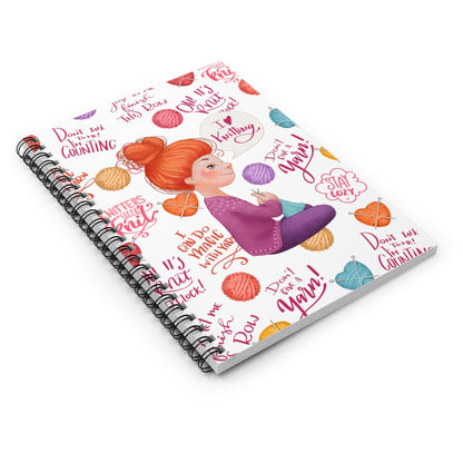 Knit Lover Notebook Journal - Ginger
