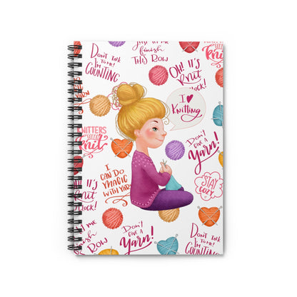 Knit Lover Notebook Journal - Blonde