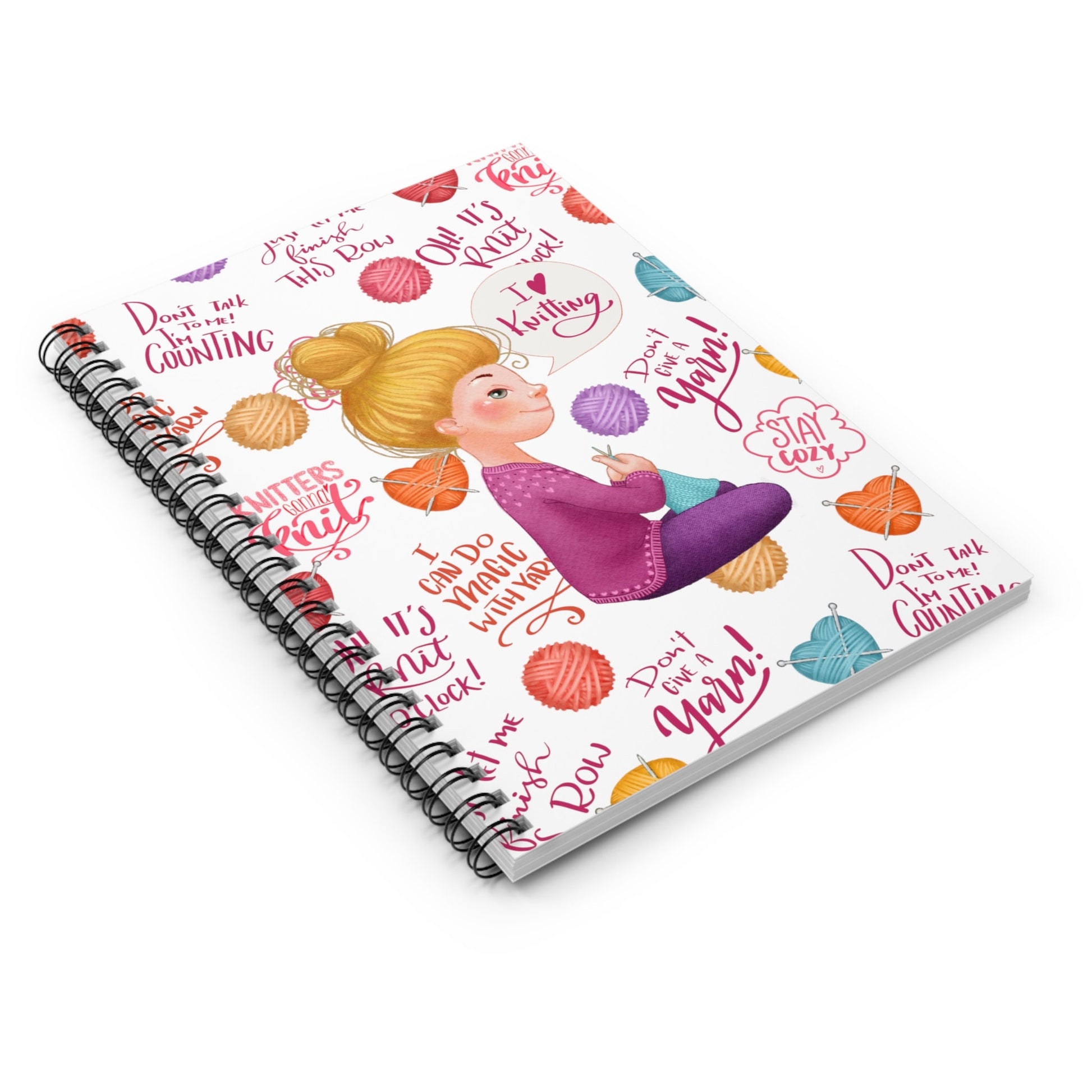 Knit Lover Notebook Journal - Blonde