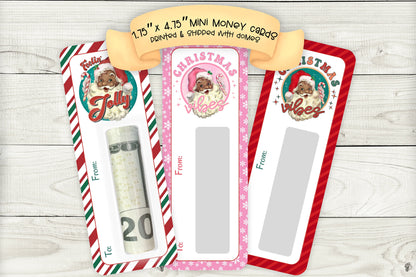 Mini Money Cards | Christmas Vibes | African American Santa