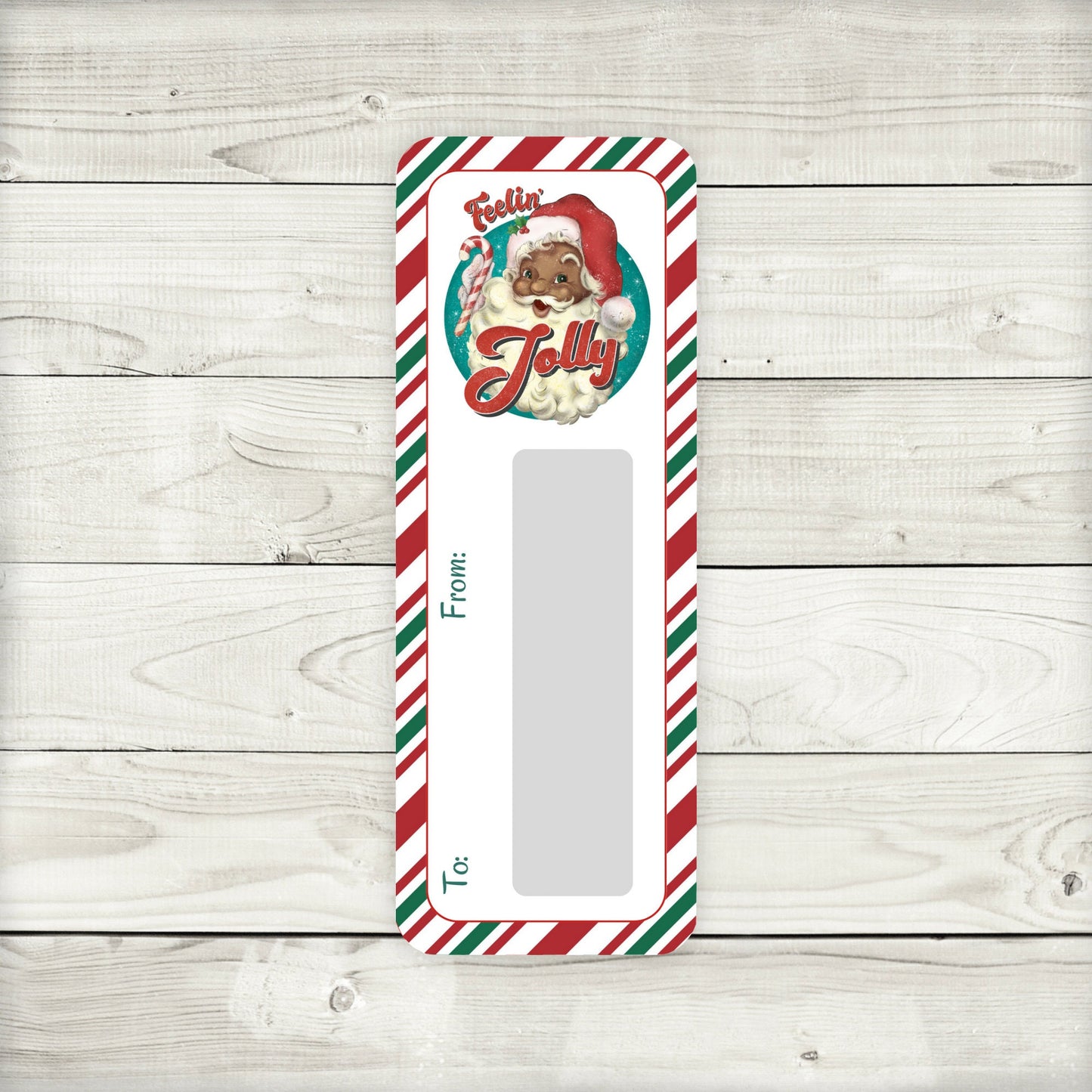 mini money cards | christmas vibes | african american santa