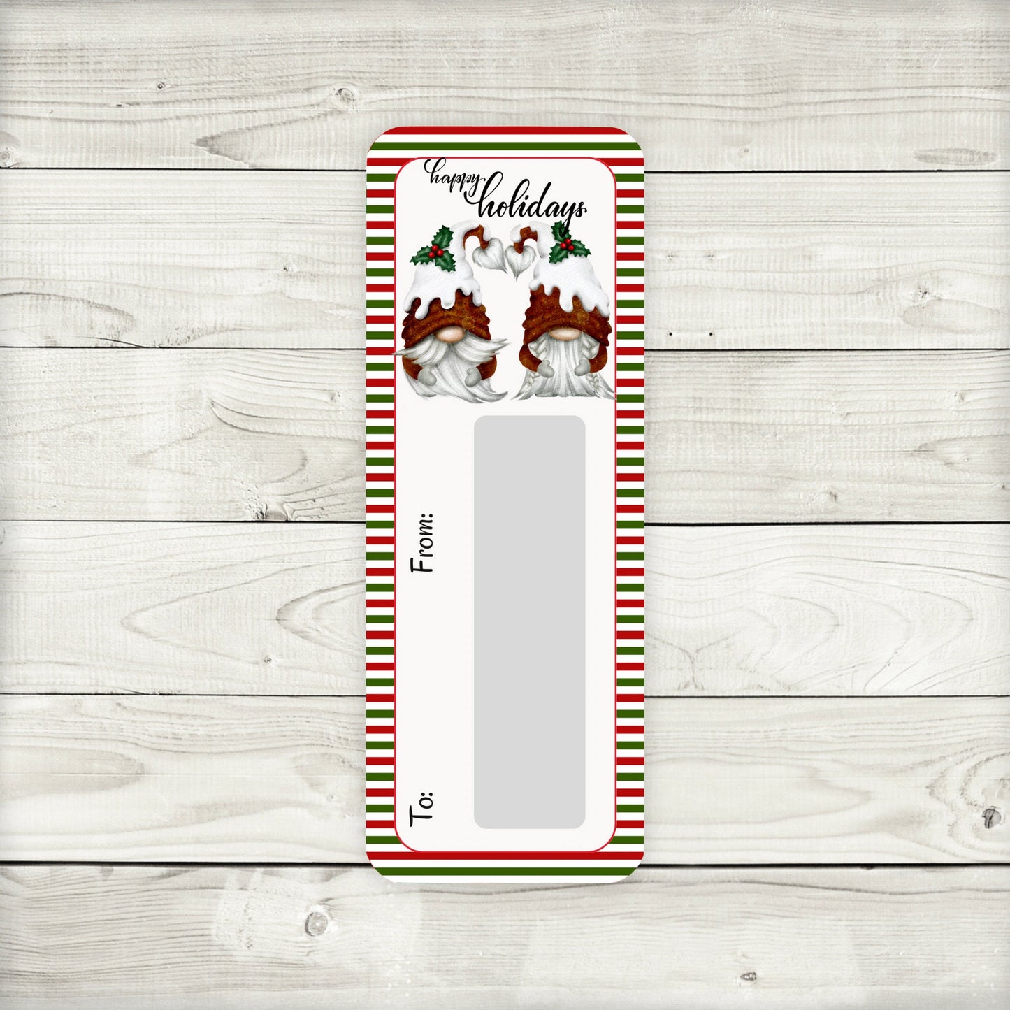 mini money cards| christmas pudding gnome money holder | christmas gonks | christmas cash