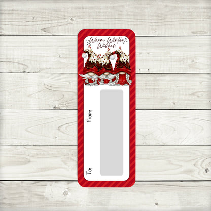 Hot Chocolate Gnome Mini Money Card - Cozy Christmas Cash Holder Gift Idea