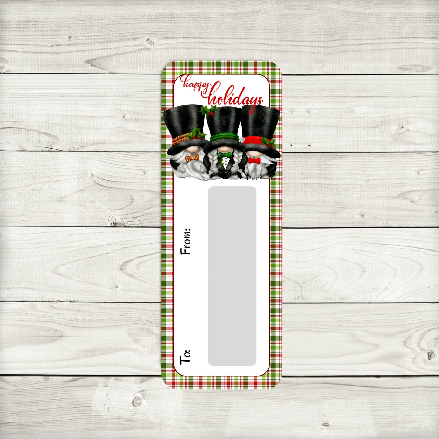 mini money cards | top hat christmas gnomes money holder | christmas cash | christmas gonk