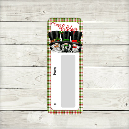 Mini Money Cards | Top Hat Christmas Gnomes Money Holder | Christmas Cash | Christmas Gonk