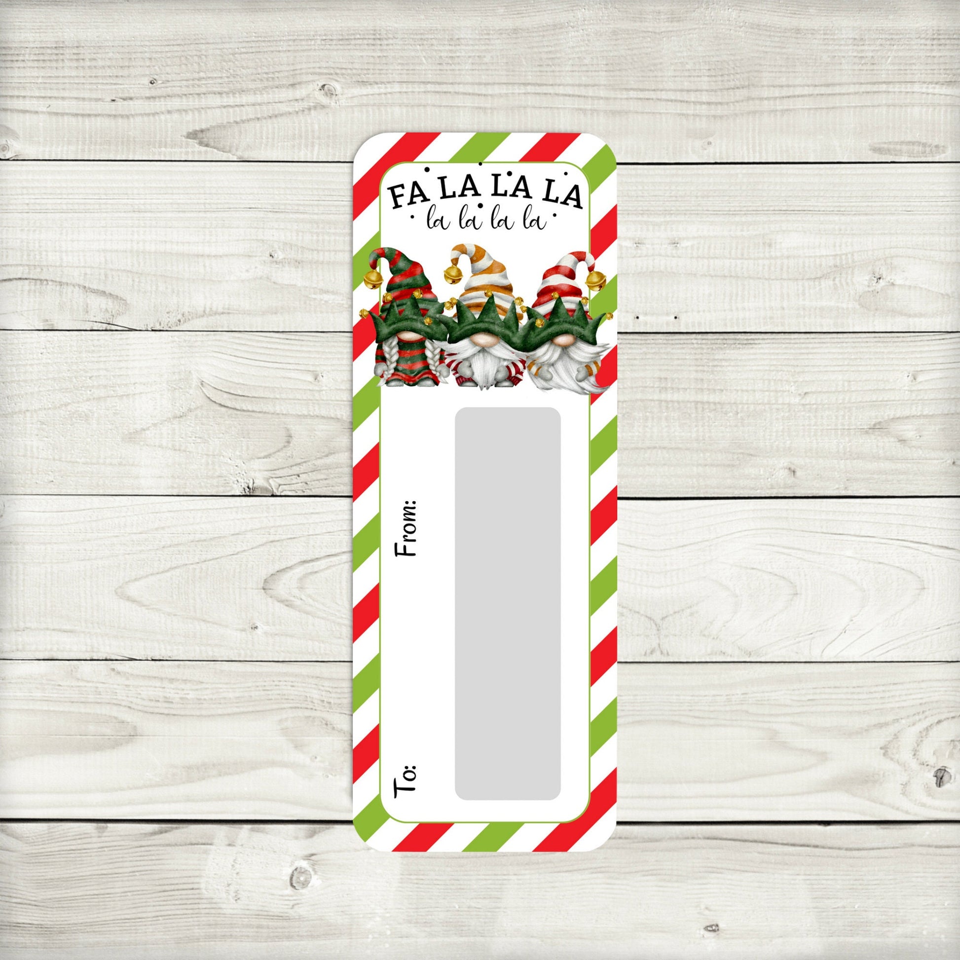Gnome Christmas Money Card Holder: Holiday Cash Gift