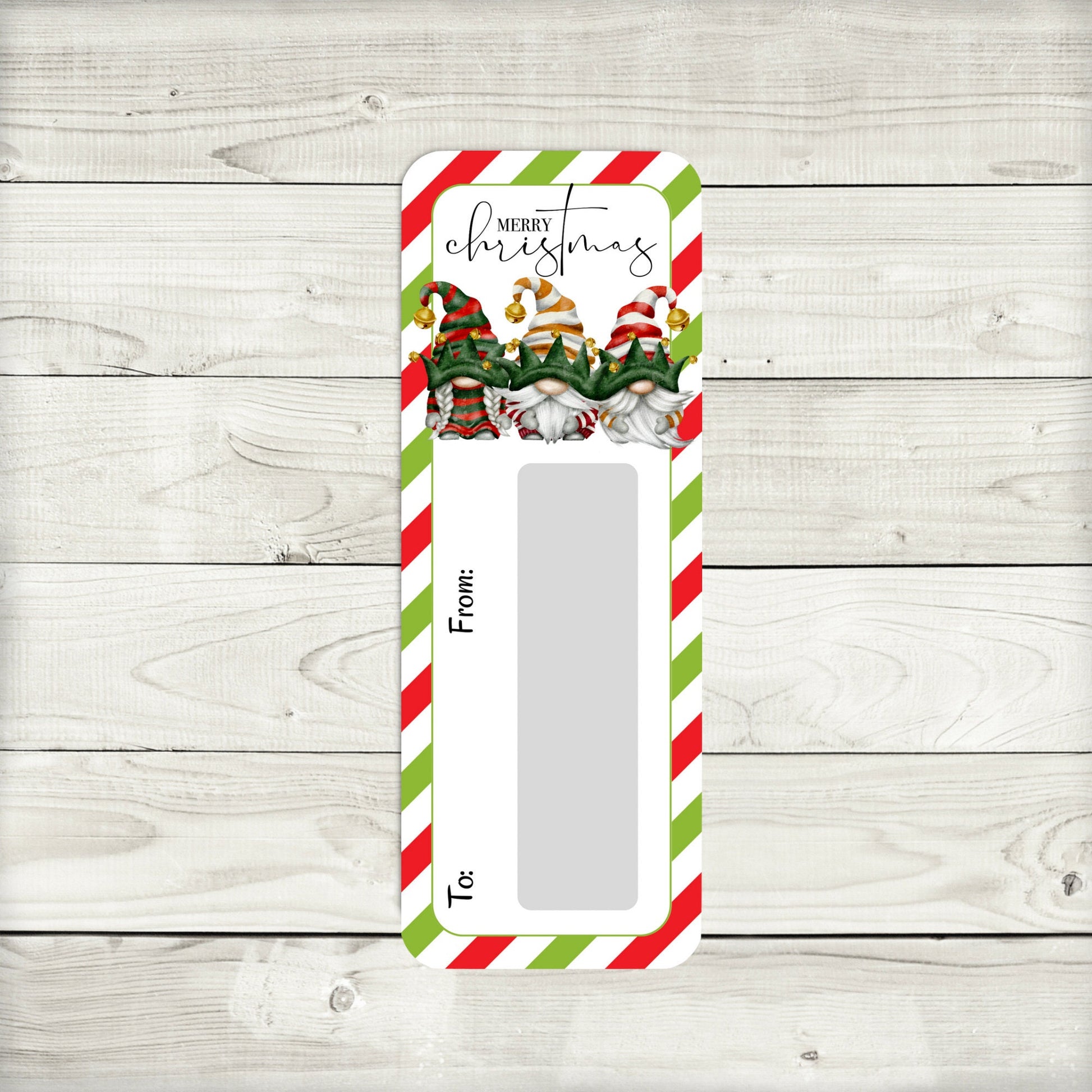 Gnome Christmas Money Card Holder: Holiday Cash Gift