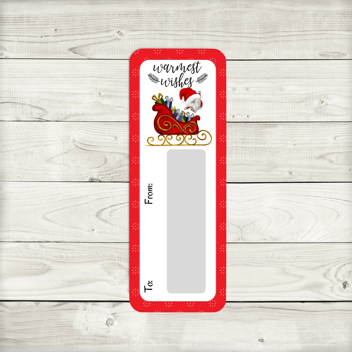 mini money cards | sleigh ride gnome money holders | christmas cash | christmas gonk