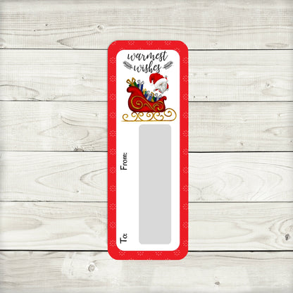 Mini Money Cards | Sleigh Ride Gnome Money Holders | Christmas Cash | Christmas Gonk