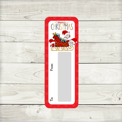 Mini Money Cards | Sleigh Ride Gnome Money Holders | Christmas Cash | Christmas Gonk