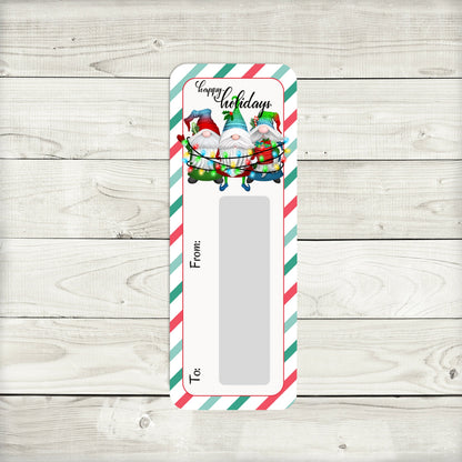 Mini Money Cards | Lighted Christmas Gnome Money Holders | Christmas Cash | Christmas Gonk