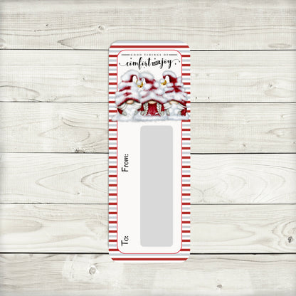 Snowy Gnome Christmas Money Card Holder