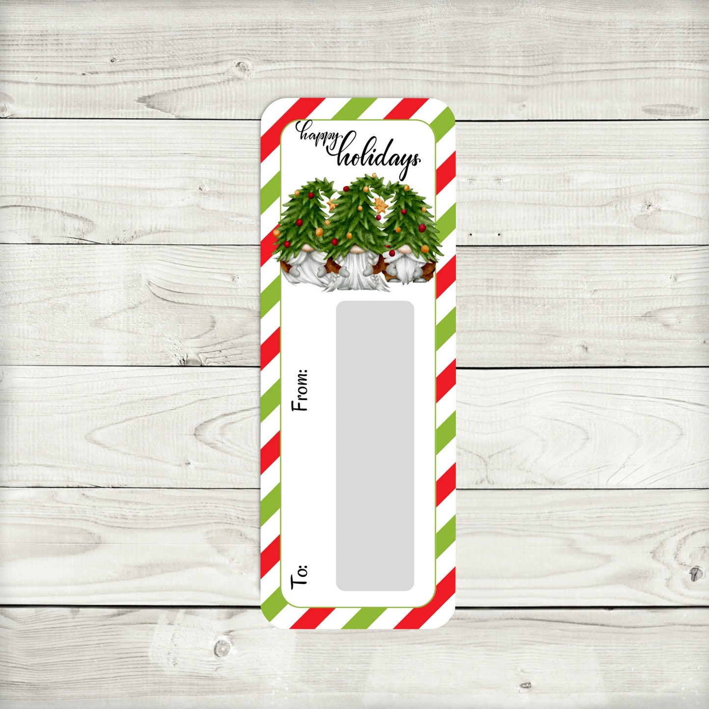 mini money cards | christmas tree gnome money holders | christmas cash | christmas gonk