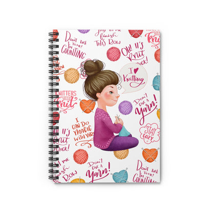 Knit Lover Notebook Journal - Brunette