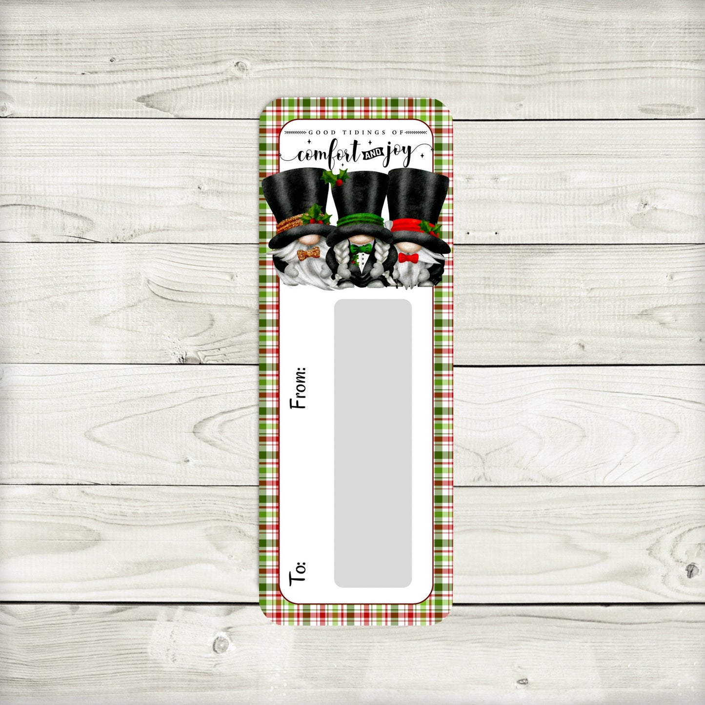 mini money cards | top hat christmas gnomes money holder | christmas cash | christmas gonk