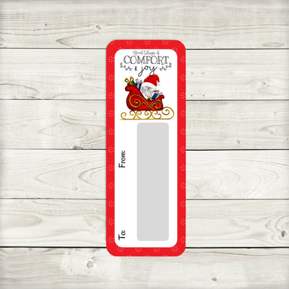 Sleigh Ride Gnome Christmas Money Card Holder