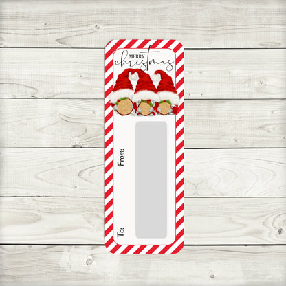 Santa Gnome Christmas Money Card Holder
