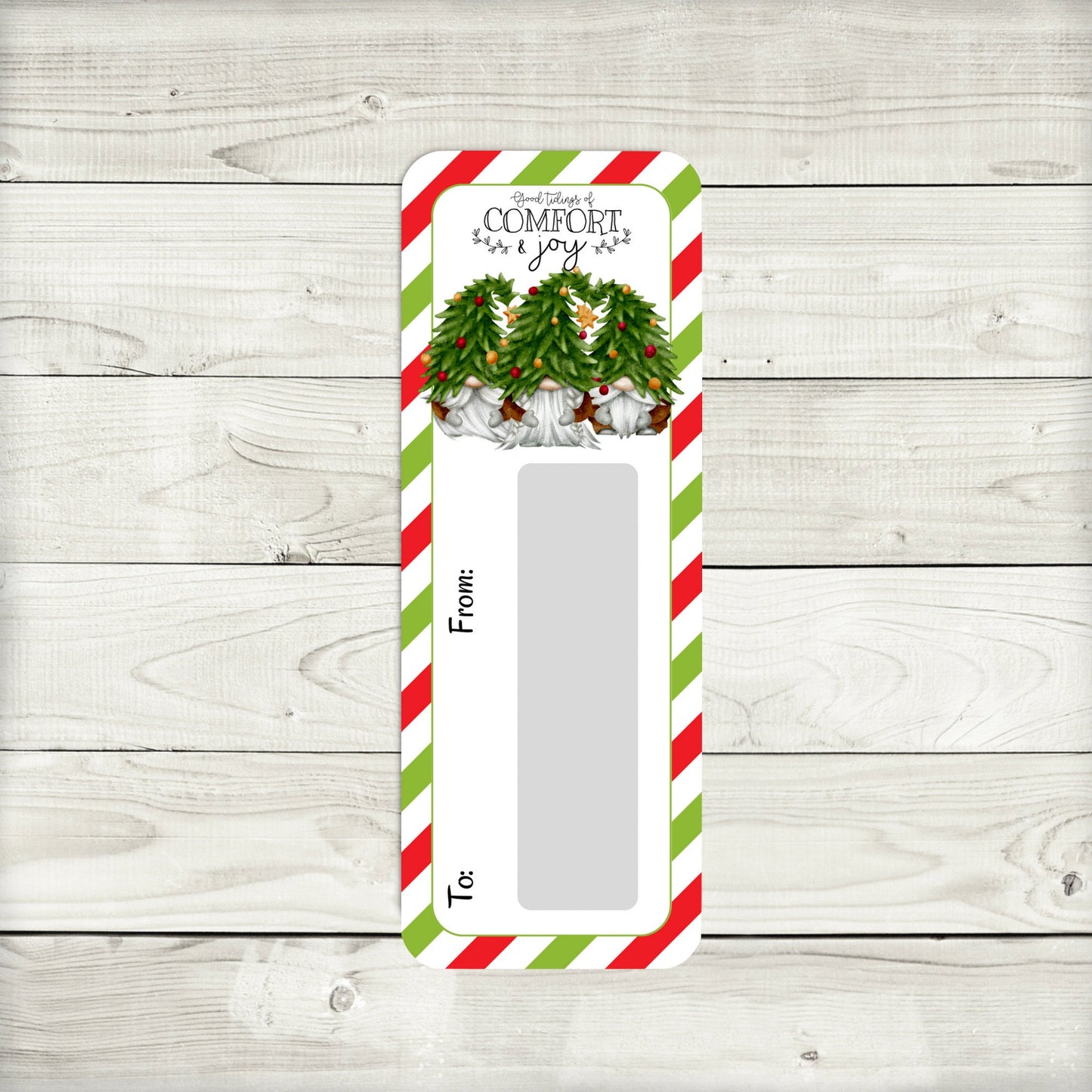 mini money cards | christmas tree gnome money holders | christmas cash | christmas gonk