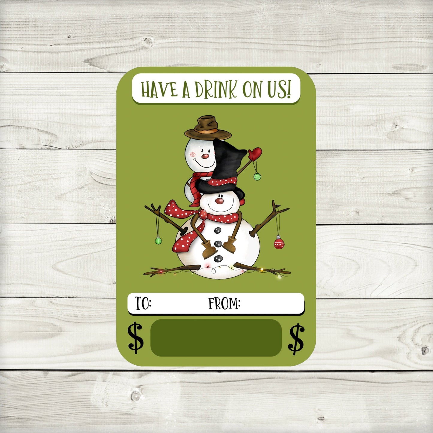 funny snowman christmas cash money holders edition 2