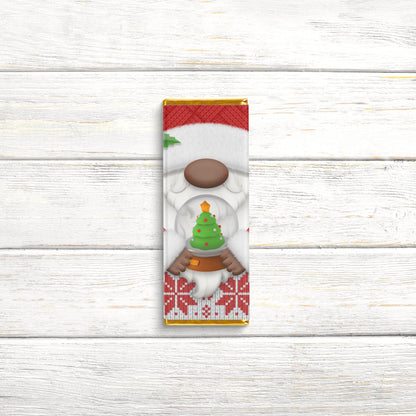 African American Male Christmas Chocolate Bar Candy Wrap, Candy Wrappers, Chocolate Bar Wrappers