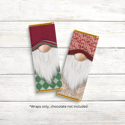 Christmas Cozy Sweater Chocolate Bar Candy Wrappers, Candy Wrappers, Chocolate Bar Wrappers, Chocolates Bar Labels