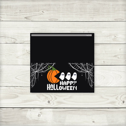 Happy Halloween Pumpkin Ghost Chaser Bag Toppers, Classroom Party Favors, 4.15” x 2” Toppers