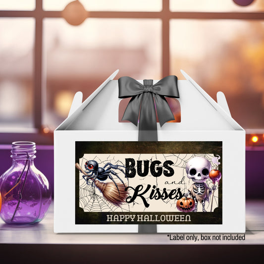 Bugs and Hugs Gable Box Label