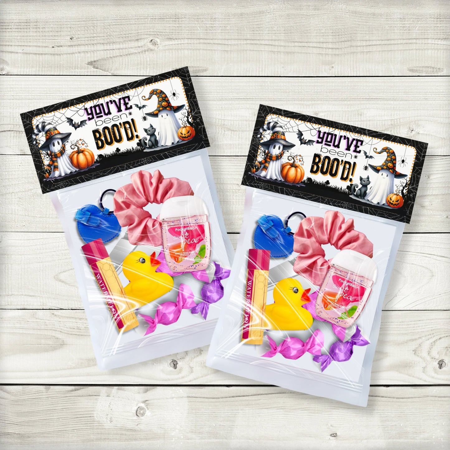 you’ve been boo’d bag toppers, classroom party favors, 4.15” x 2” toppers