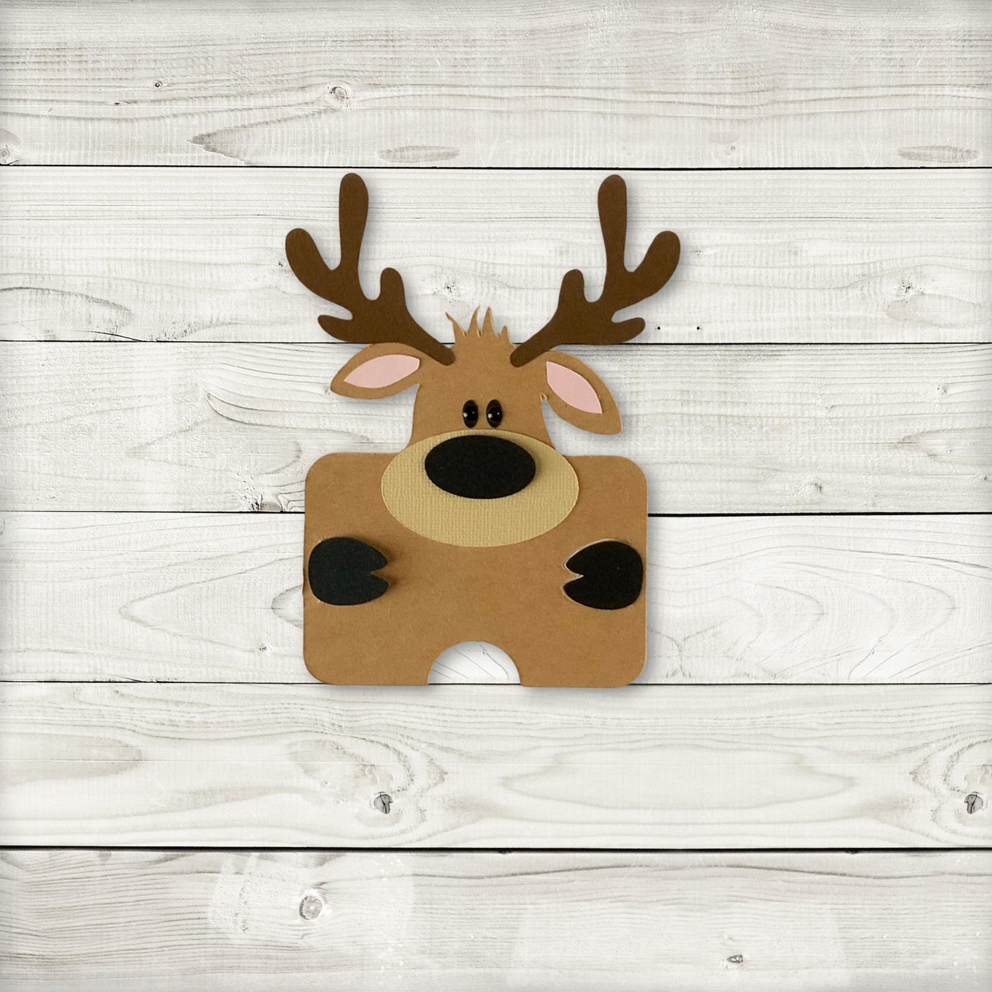 christmas money holder, reindeer gift card holder