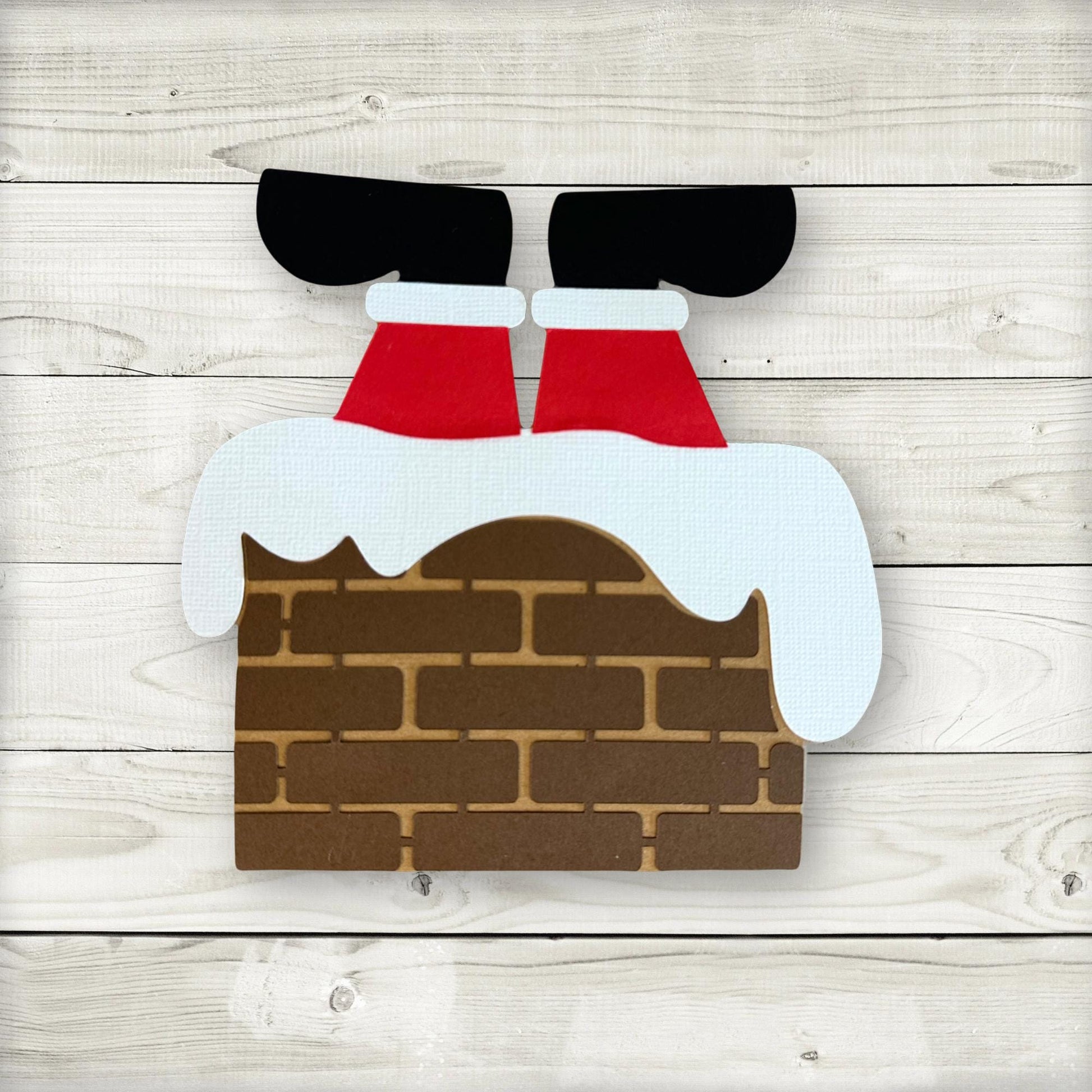 Upside Down Santa Chimney Gift Card Holder: Festive Christmas Money Holder