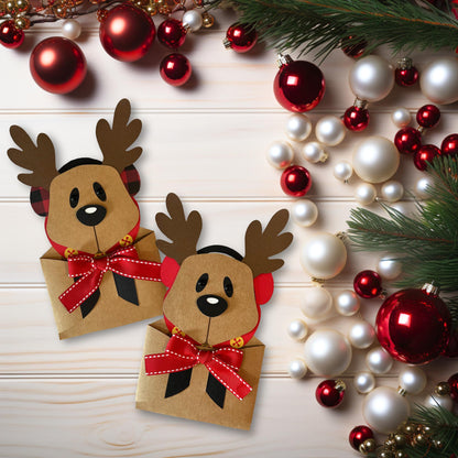 Reindeer Christmas Money Gift Card Holder, Xmas Gift Card Holder, Xmas Money, Holiday Christmas Gift Card Holder, Christmas Money Ideas