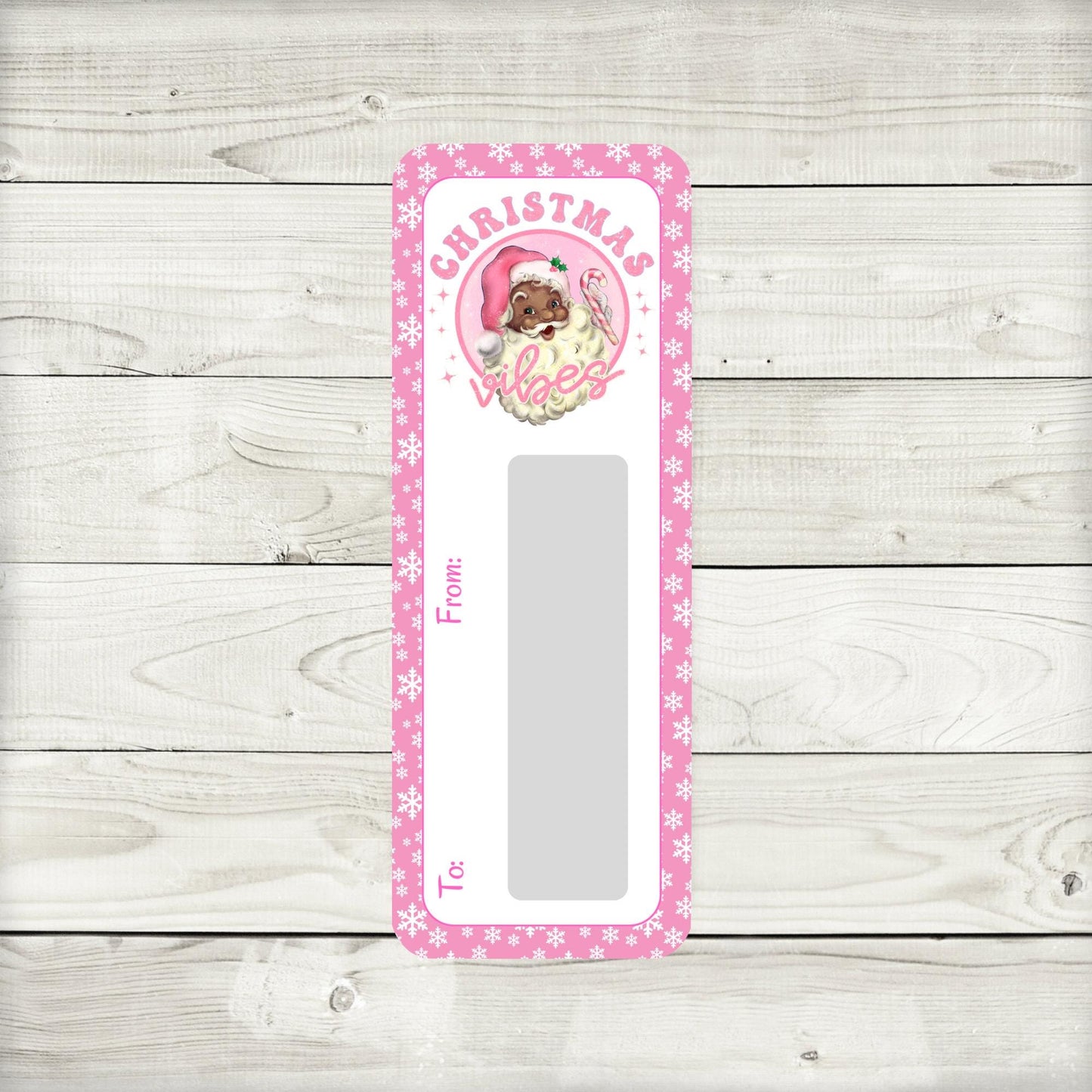 black santa mini money holders – christmas cash cards for stocking stuffers and holiday gifts