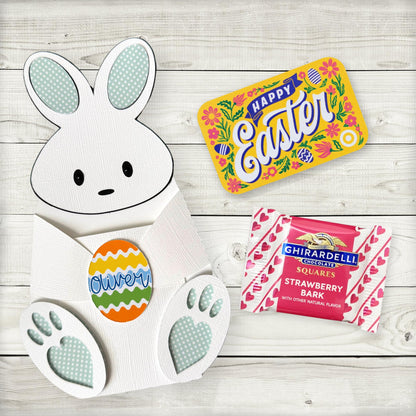 Personalized Easter Bunny Gift Card Holder: Easter Basket Stuffer