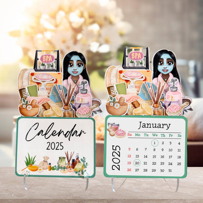 2025 Mini Spa Desk Calendar: Self-Care Gift