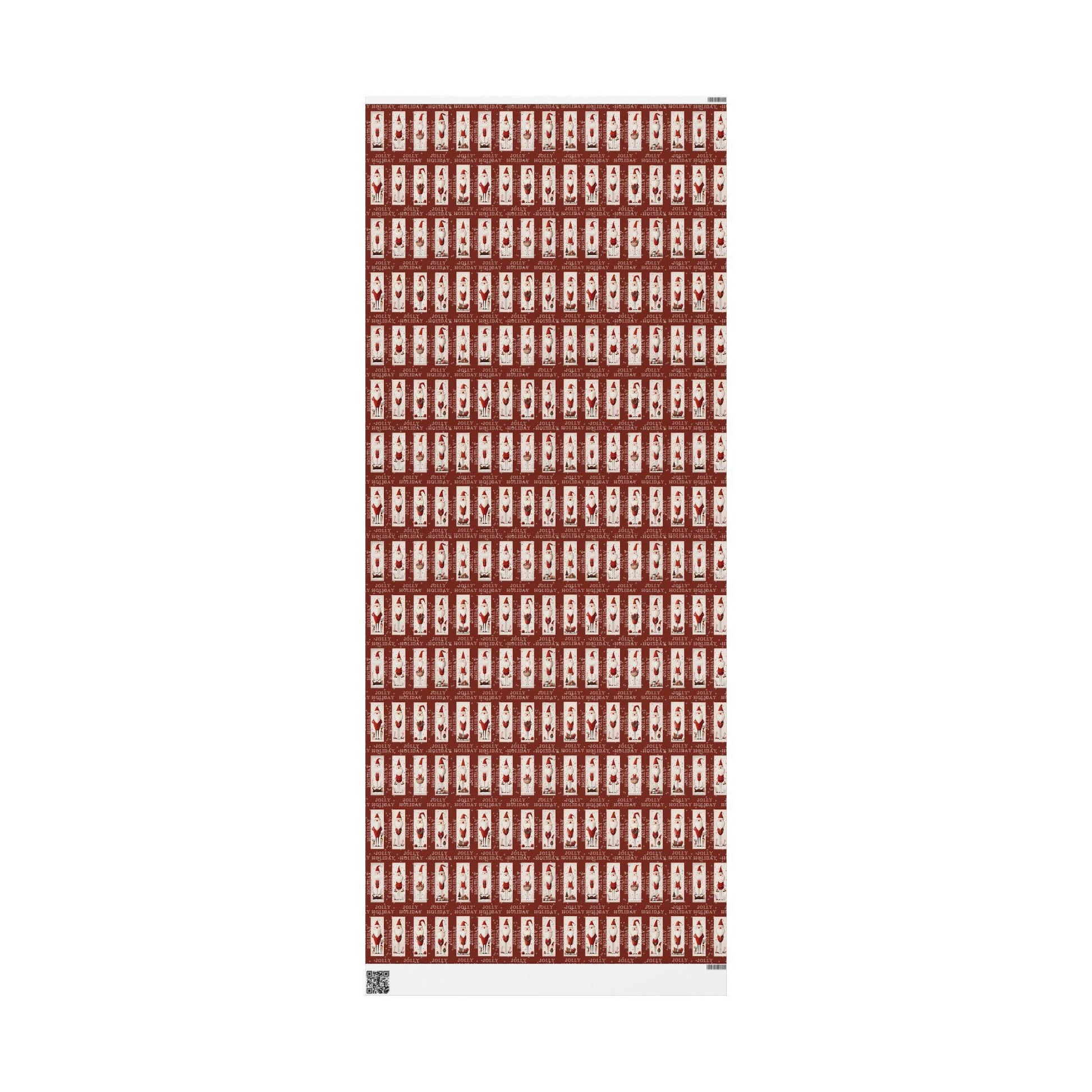 Holly Holiday Vintage Santa Gift Wrapping Paper, Christmas Wrapping Papers, Cute Gift Wrap, Seasonal Paper, Birthday Wrapping, Festive Wrap