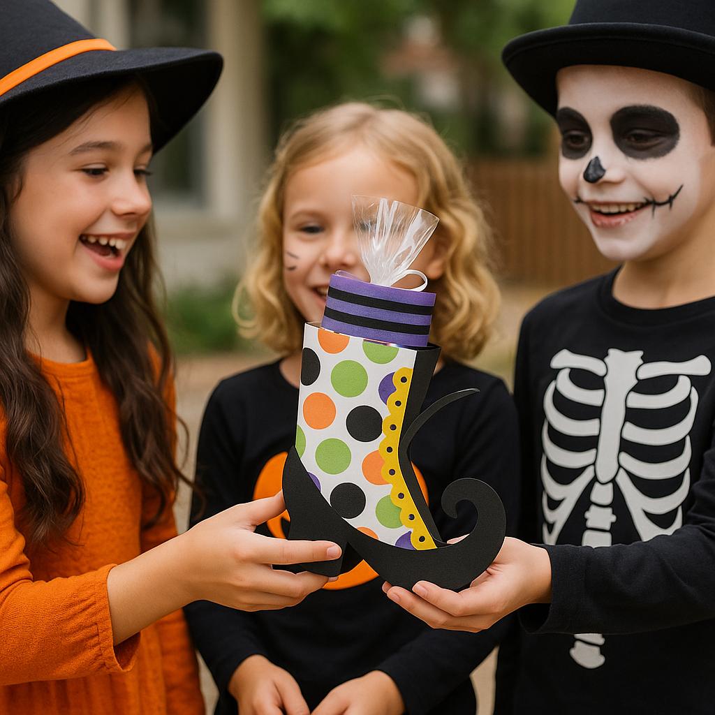 Witch Boot Halloween Party Favor Bags