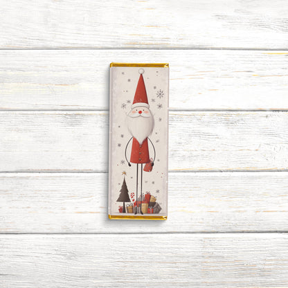 Nordic Santa Chocolate Bar Wrappers: Festive Holiday Party Favors
